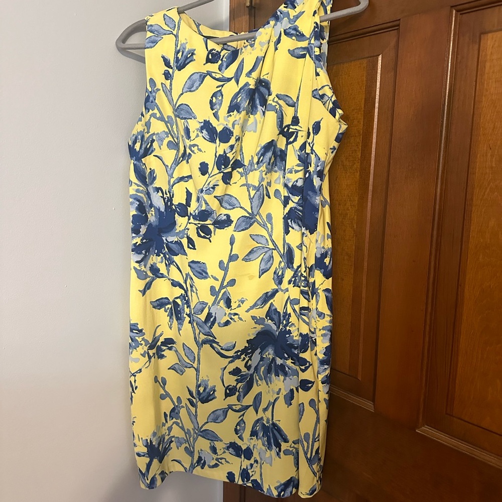 Alyx Yellow and Blue Sleeveless Sundress